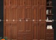 Tủ Quần Áo Gỗ Gõ Đỏ Tự Nhiên Thiết Kế Tinh Tế 