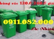 Chuyên sỉ lẻ thùng rác giá rẻ  thùng rác 120l 240l 660l màu xanh giá sỉ tại...