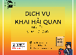 Giá dịch vụ làm thủ tục hải quan hàng hóa trọn gói và bảng giá 