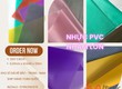 Màng nhựa pvc Nhám lớn nhiều màu   giá tốt 