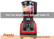 Hướng dẫn thủ tục nhập khẩu Máy Xay Sinh Tố 