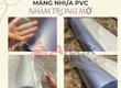 Màng nhựa pvc nhám trong mờ   nhám mịn   báo giá 