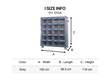 Tủ đựng linh kiện công nghiệp 20 ngăn Gv 1010A 