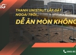 Thanh unistrut lắp đặt ngoài trời dễ ăn mòn không 