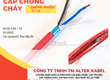 Cáp chống cháy 2x1.5 Altek Kbael dùng cho hệ thống pccc 