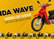 Thanh lý xe máy Wave S, Wave RS, Wave RSX, Wave Thái 