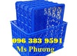 Sóng hở 8 bánh xe nhựa HDPE siêu bền, dễ dàng di chuyển hàng hóa 