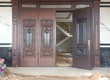 Cửa chính thép vân gỗ 