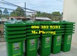 Thùng rác nhựa 120lit dung tích vừa, dễ di chuyển, giá siêu ưu đãi 