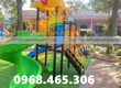 Cầu trượt trẻ em, thang leo xích đu liên hoàn trẻ em 