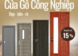 Cửa gỗ công nghiệp 