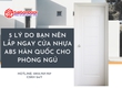 5 Lý Do Bạn Nên Lắp Ngay Cửa Nhựa ABS Hàn Quốc Cho Phòng Ngủ 