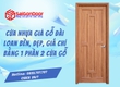 Cửa Nhựa Giả Gỗ Đài Loan Bền, Đẹp, Giá Chỉ Bằng 1 Phần 2 Cửa Gỗ 