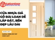 Cửa Nhựa Giả Gỗ Đài Loan Dễ Lắp Đặt, Bền Đẹp Lâu Dài 