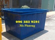 Thùng nhựa chữ nhật 2000lit chứa nước, nuôi cá, trồng cây đa năng. 