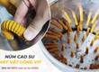 Núm cao su máy vặt lông gà số lượng lớn 