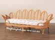 Băng ghế sofa mây phòng khách hiện đại 