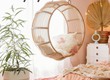 Xích đu mây tròn treo trần nhà 