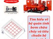 Tìm hiểu về bệ quán tính bơm chữa cháy và tiêu chuẩn bệ quán tính 