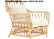 Ghế sofa đơn mây uốn 