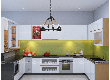 Tủ Bếp MDF Phủ Melamine Chữ U Tối Ưu Công Năng 