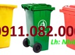 Chuyên cung cấp thùng rác nhựa phổ biến nhất hiện nay  thùng rác 120l 240l 660l giá...