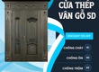 Cửa Thép Vân Gỗ 5D   Đẹp Mãi Với Thời Gian 