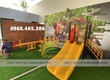Cầu trượt trẻ em máng trượt đôi, cầu trượt ngoài trời trẻ em, cầu trượt giá rẻ 