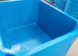Thùng bảo quản hải sản 600 lít màu xanh cam, dùng bền lâu 