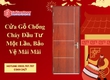 Cửa Gỗ Chống Cháy Đầu Tư Một Lần, Bảo Vệ Mãi Mãi 