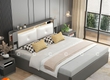 Giường Ngủ Gỗ Công Nghiệp Bọc Nệm Đầu Giường Sang Trọng 