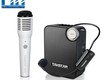 Loa trợ giảng Takstar E500W kèm một micro không dây cài đầu và một micro không dây cầm...