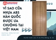 Vì Sao Cửa Nhựa ABS Hàn Quốc Được Ưa Chuộng Tại Việt Nam 