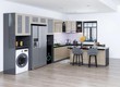 Tủ Bếp Gỗ Công Nghiệp Phủ Acrylic Hiện Đại Tiện Nghi 