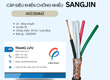 Cáp điều khiển chống nhiễu 4x0.5 Sangjin HCM, Bình Dương, Đồng Nai, BRVT 