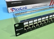 Thanh đấu nối Patch Panel 24 cổng Cat6 FTP 1U PicoLink PL F1U24P C6 