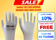 Khuyến mại găng tay sợi không nhúng keo gmg a1101   giá cực tốt 