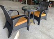 Bộ bàn ghế mây nhựa ban công bền, đẹp, cao cấp QD 2108 