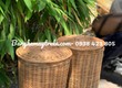 Sọt tròn đựng đồ mây tự nhiên 