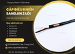 Cáp điều khiển Sangjin 2x0.5/2x0.75/2x1.25/2x1.5/2x2.5 Bình Dương, Đồng Nai, HCM 
