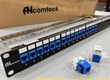 Phân phối thanh đấu nối Patch panel 16 cổng Cat6 UTP mã ACT 16S1U, ACT JK28 C6 US...