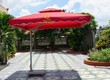 Dù vuông lệch tâm 3m che nắng ngoài trời đẹp, bền, chắc chắn 