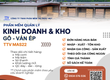 Cơ hội giảm phí cài đặt phần mềm quản lý kinh doanh Gỗ, Ván ép 
