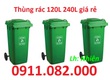 Giảm giá thùng rác 120l 240L năm 2026  thùng rác giá rẻ tại kiên giang  lh...