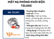 Mặt nạ chống khói độc TZL30C   Bảo vệ hô hấp tối đa trong môi trường cháy...