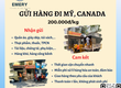 Gửi hàng đi Mỹ, Canada   Emery Express 