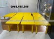 Bàn nhựa đúc chữ nhật mầm non, bàn chữ nhật nhập khẩu mầm non 