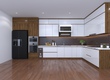 Tủ Bếp Gỗ Công Nghiệp MDF Thiết Kế Chữ L Hiện Đại 