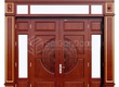 Cửa thép vân gỗc 4 cánh 