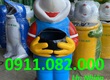 Cung cấp thùng rác hình thú giá rẻ tại vĩnh long  thùng rác gấu trúc, chuột micky...